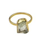Ring roh Aquamarin, Gold, Größe 51