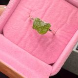 Ring Peridot, Silber, Größe 53