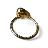 Ring australischer Opal, Gold, Größe 60