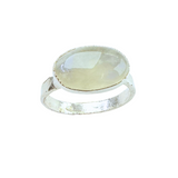 Ring Großer Mondstein, Silber, Größe 61