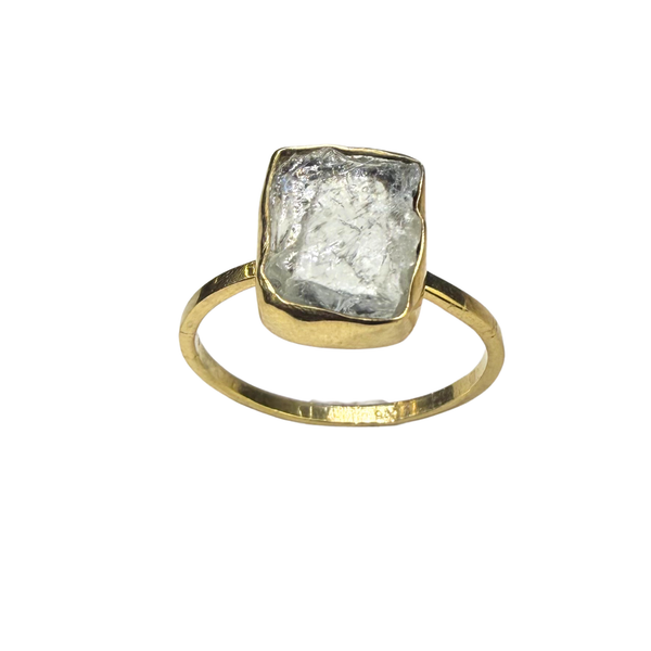 black raw crystal opal pendant with chain, silver 999