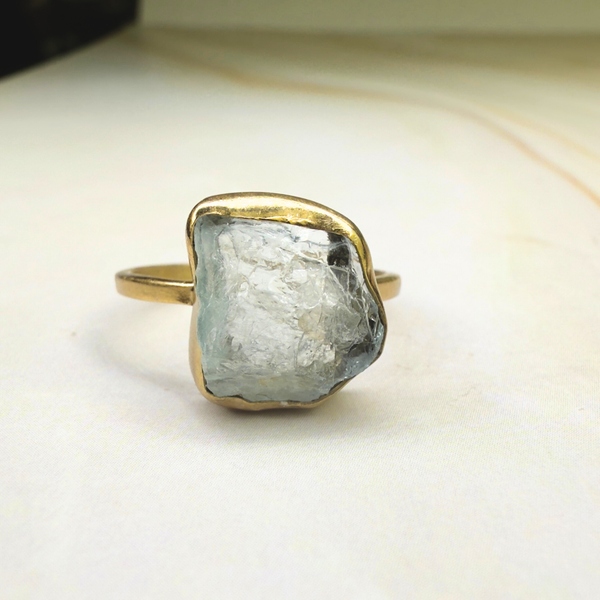 black raw crystal opal pendant with chain, silver 999