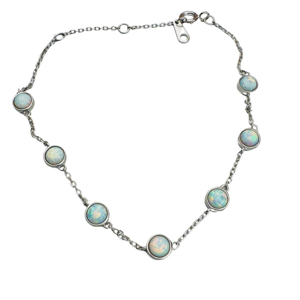 Armband mit kleinen Kristallopalen,  Silber925