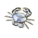 Anhänger Krabbe Perlmutt, Silber925