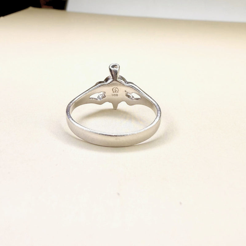 Ring Schildkröte Opal, Silber, verschiedene Größen, 56/58/59/60/61