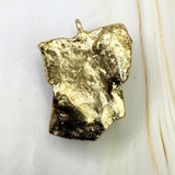 Amethyst Druse, Silber999 und 24k Gold plattiert, UNIKAT