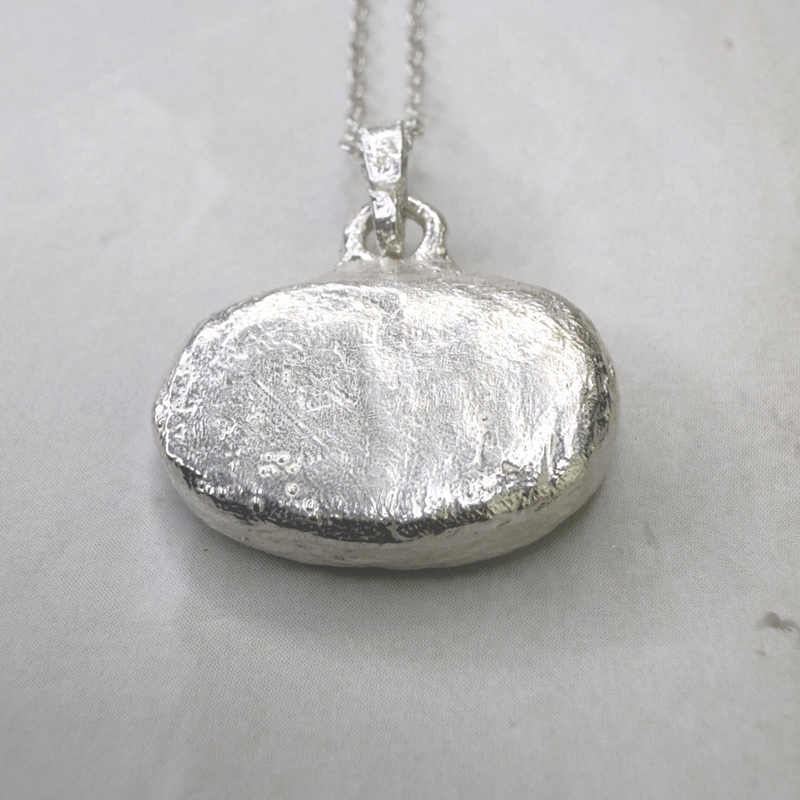 Anhänger Australischer Opal, Silber999