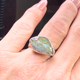 Ring Monarch Opal, Silber, Größe 54, UNIKAT