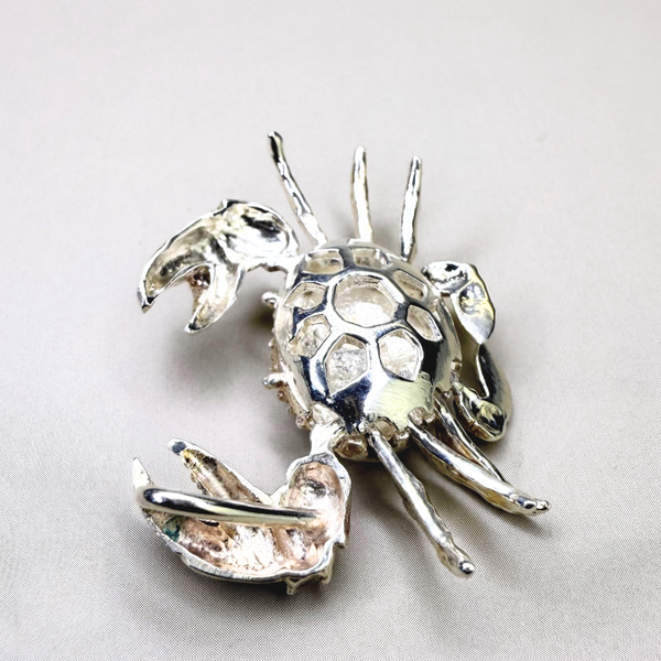 Anhänger Krabbe Perlmutt, Silber925