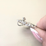 Anhänger Seepferdchen Abalone Muschel, Silber925