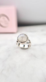 Mondstein Ring,  Silber925, verschiedene Größen, 49/51/53/55/61