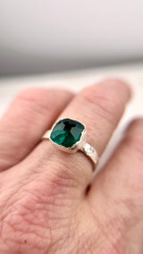 Bonbon Ring, Türkis, Silber999, Größe 50