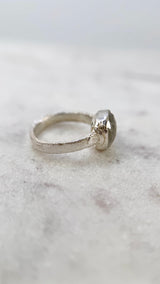 Bonbon Ring, klar, Silber999, Größe 51