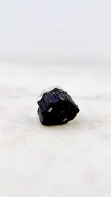 Anhänger schwarzer Turmalin (Schörl), Silber999