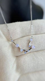 Shark pendant, solid silver 999, brushed