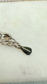 Shark pendant, solid silver 999, brushed