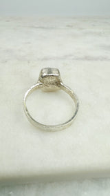 Ring australischer Opal, Silber, Größe 62